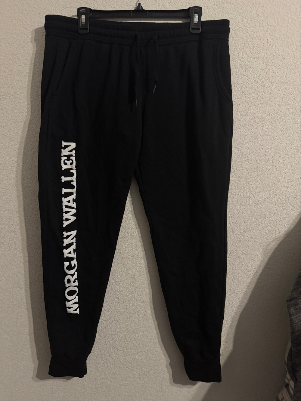 Morgan Wallen Black Logo Joggers - Women's Track Pants